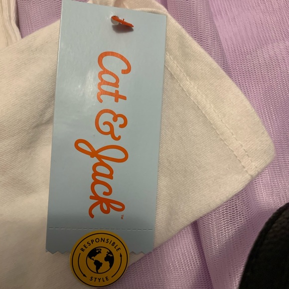 Cat & Jack Girls Size L 10 12 Large Unicorn Dress Tulle Long Sleeve Fall - Picture 10 of 14